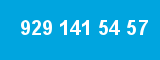 929 141 54 57 929 141 54 57